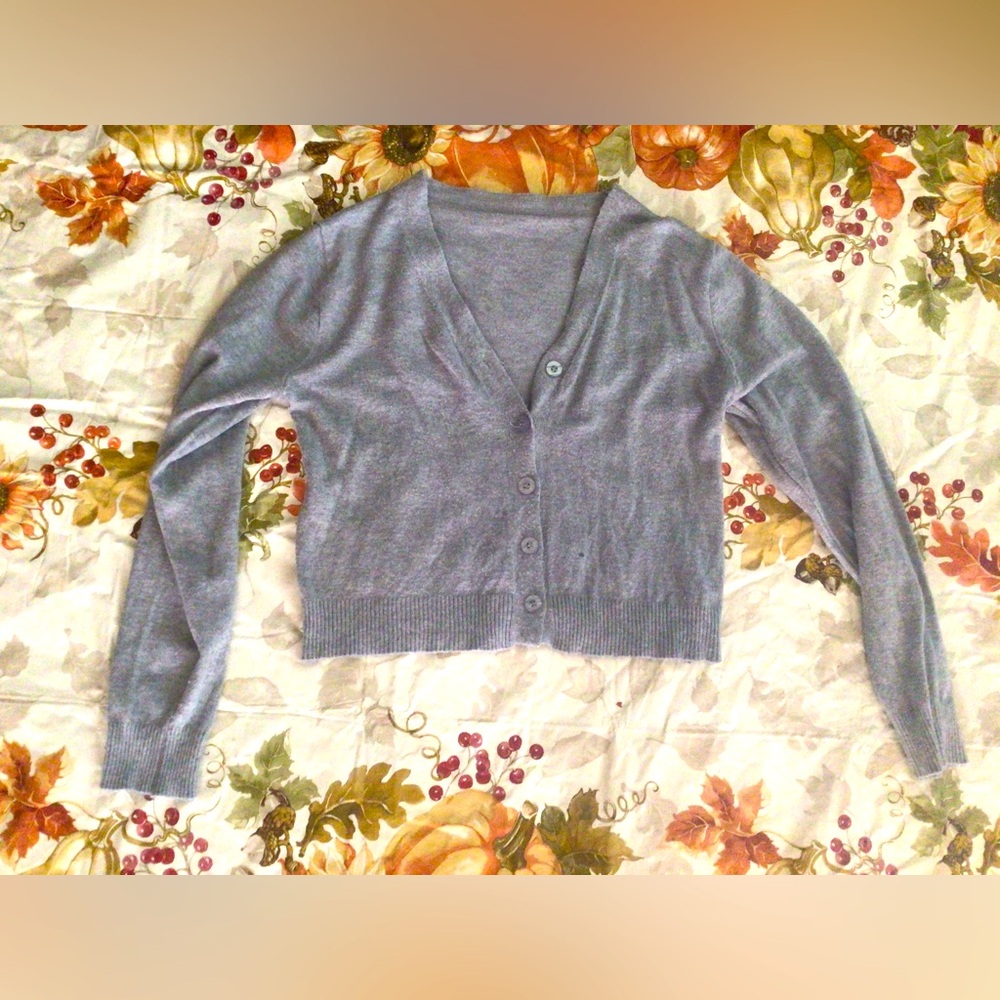 WOMENS GREY CARDIGAN